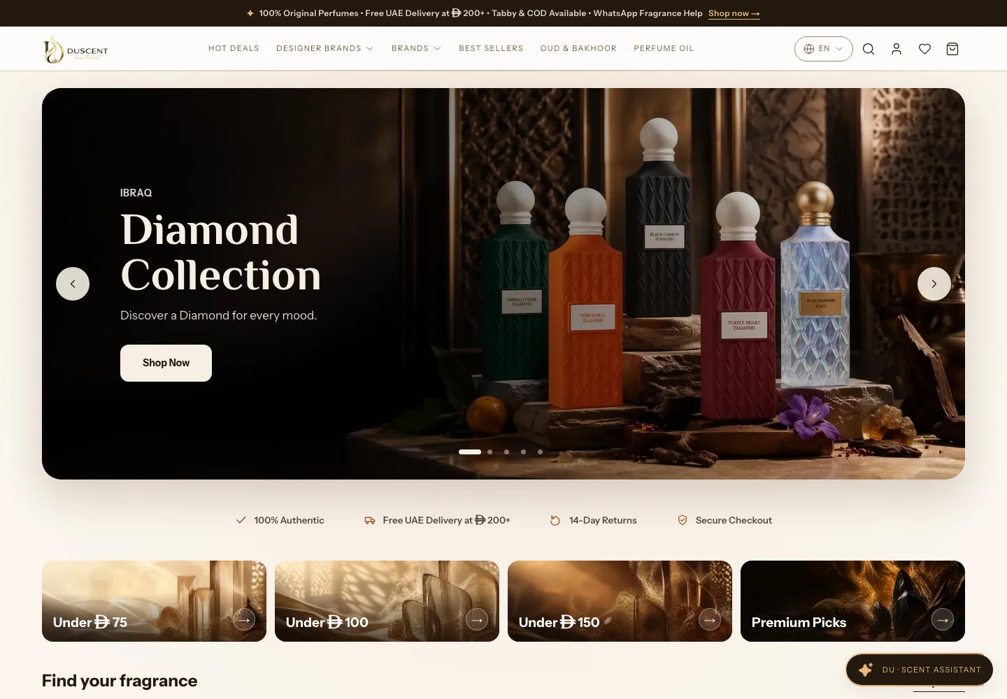 Duscent storefront