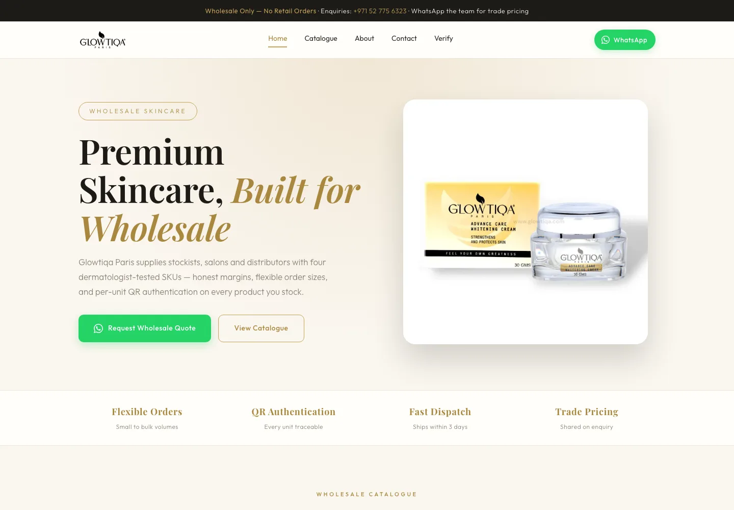 Glowtiqa storefront